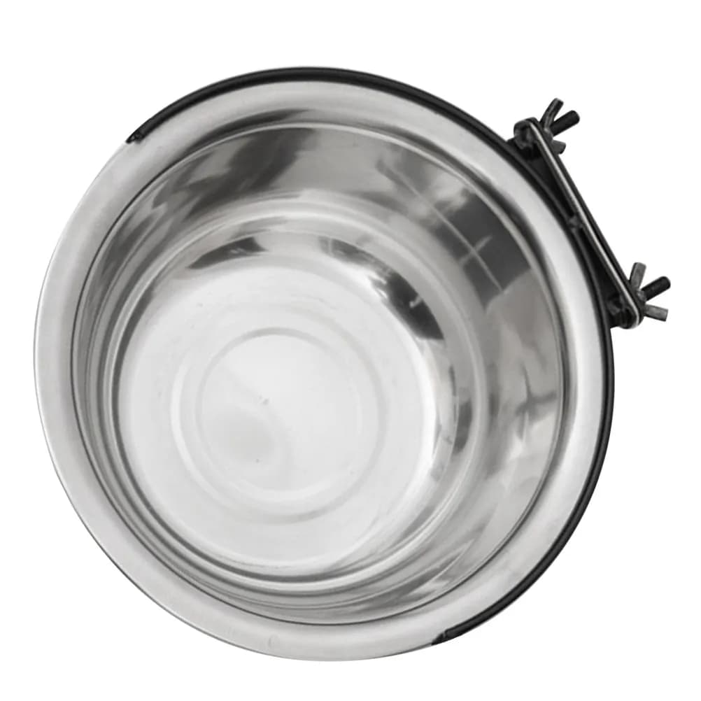 Ciotola per Cani in Acciaio Inox da Appendere alla Gabbia, Resistente, per Pappagalli, Ciotola per Cibo e Acqua, Tazza per Uccelli