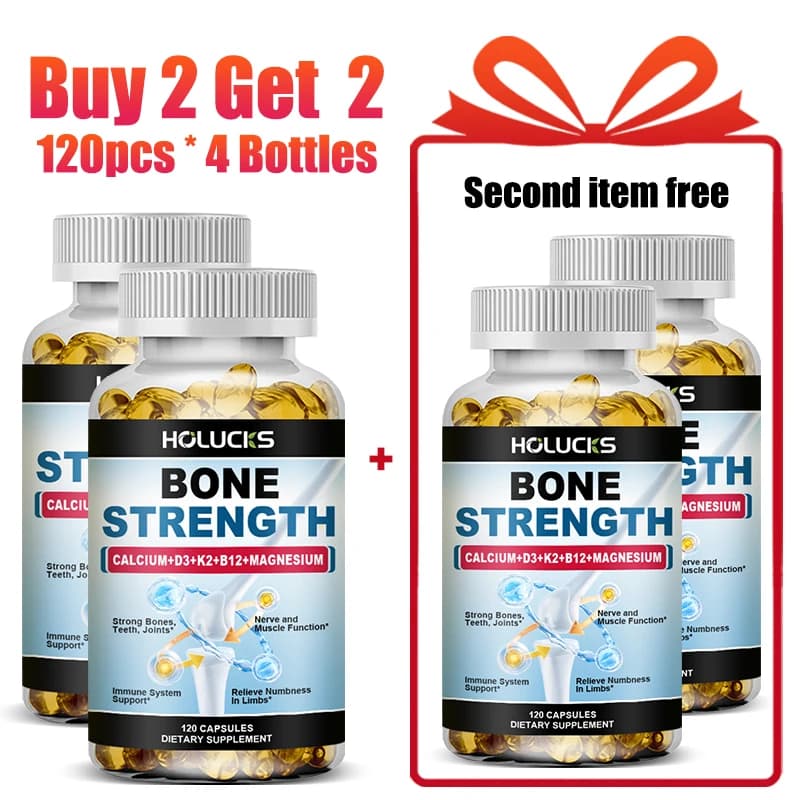 Bone Collagen Supplement: Boosts the Force of Articulations and Bones, Improves Tooth Health, Improves Nervous Function