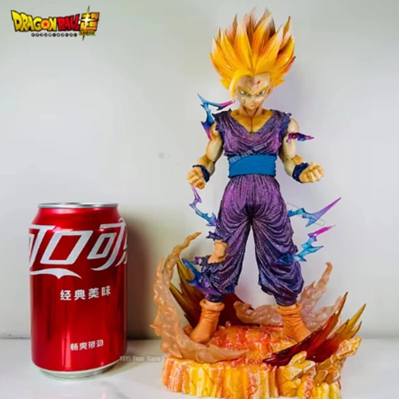 Hot Dragon Ball Z Anime Figura 25 cm Son Gohan Action Figurine Super Saiyan 2 Gioco cellulare Giocattoli per bambini Son Goku Regalo