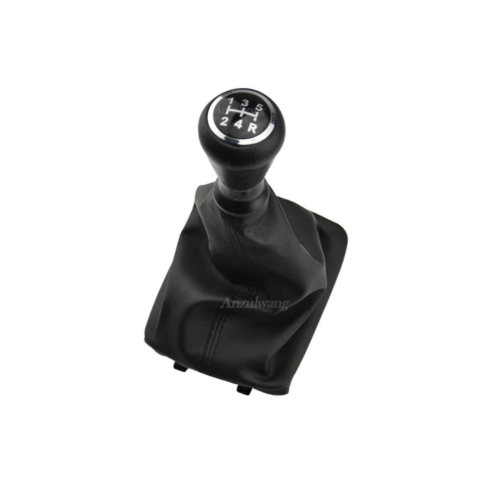 For Peugeot 206 2005-2008 5-Speed Car Gear Shift Knob Shifter Lever Handball Stick Gaiter Boot Cover Auto Styling Accessory