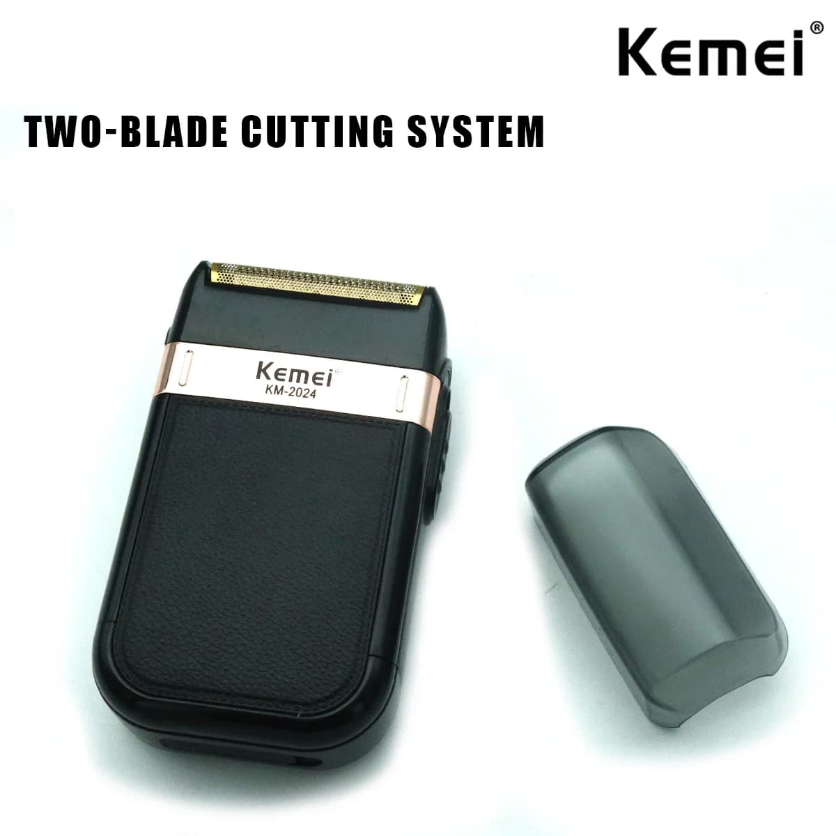 Kemei KM-2024 Men's professional beard machine USB charging Electric shaver Waterproof Trimmer Haircut Machine