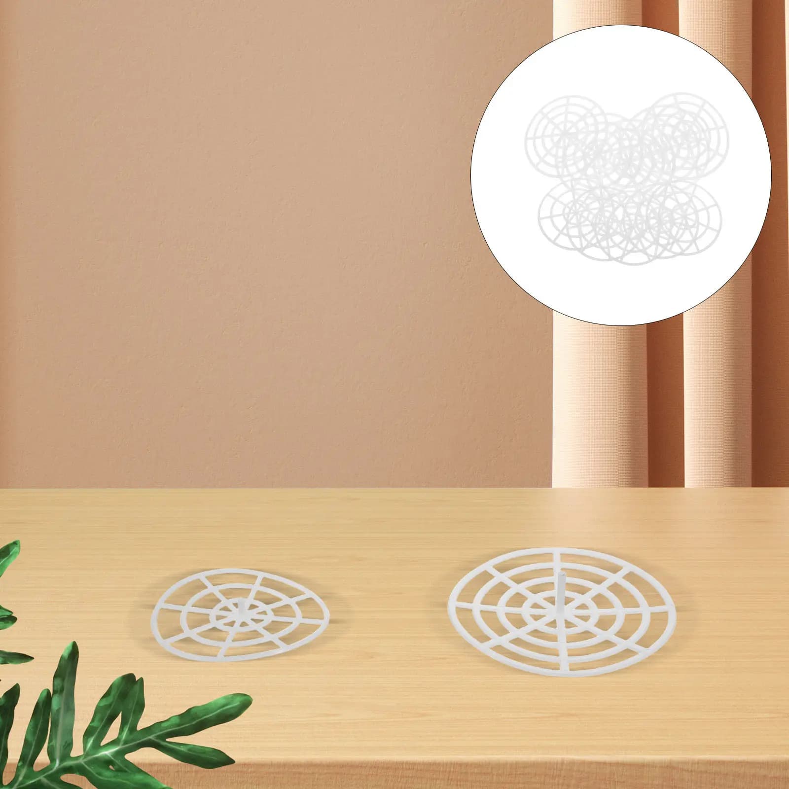 10Pcs Fermenting Jar Mesh Presser Plastic Grid Plate Press Weight for Pickling Supplies Pickle Jar Press Mesh Pickling