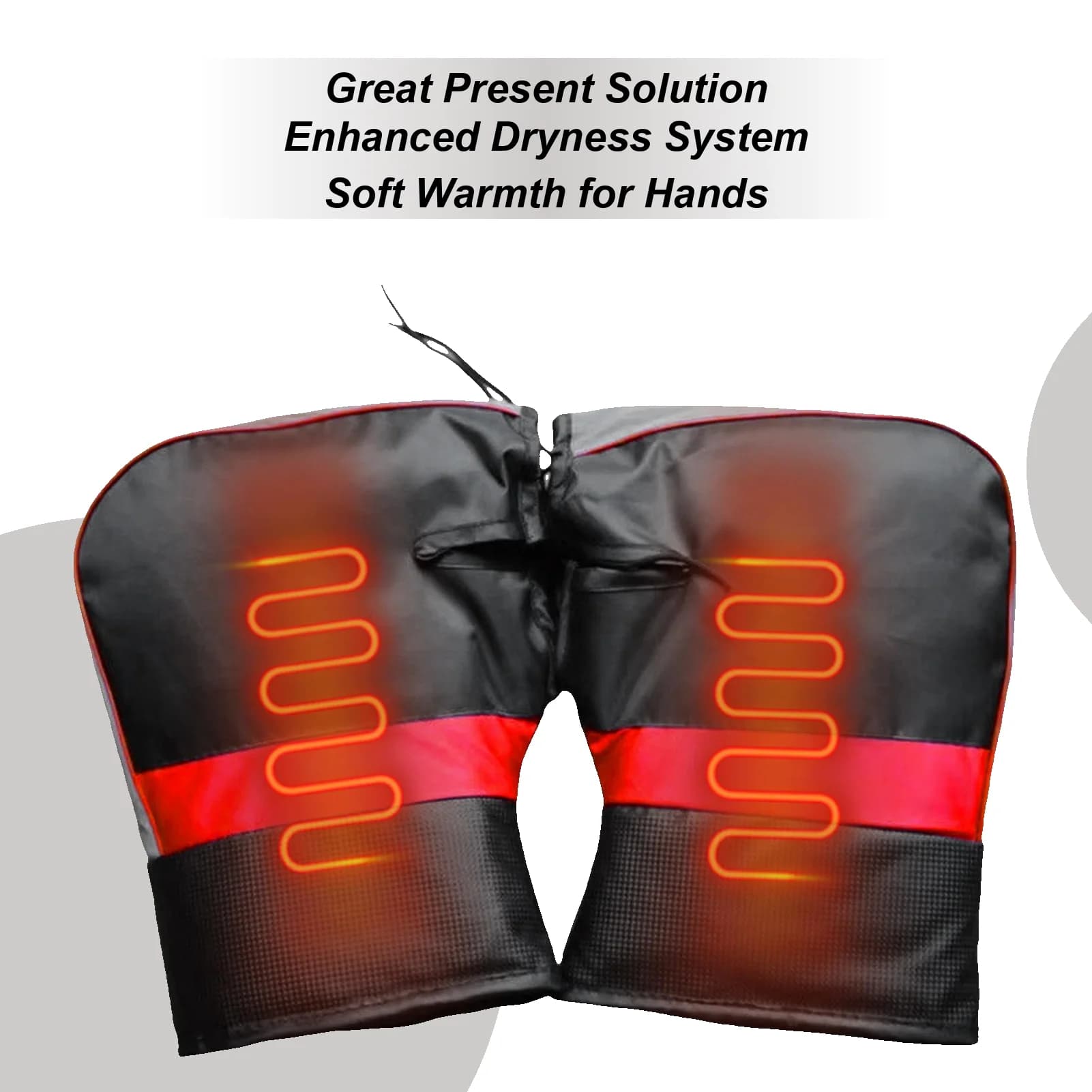 Guanti da manubrio per bici Accessori triciclo caldi Guanti da manubrio caldi per moto per scooter moto motoslitta moto