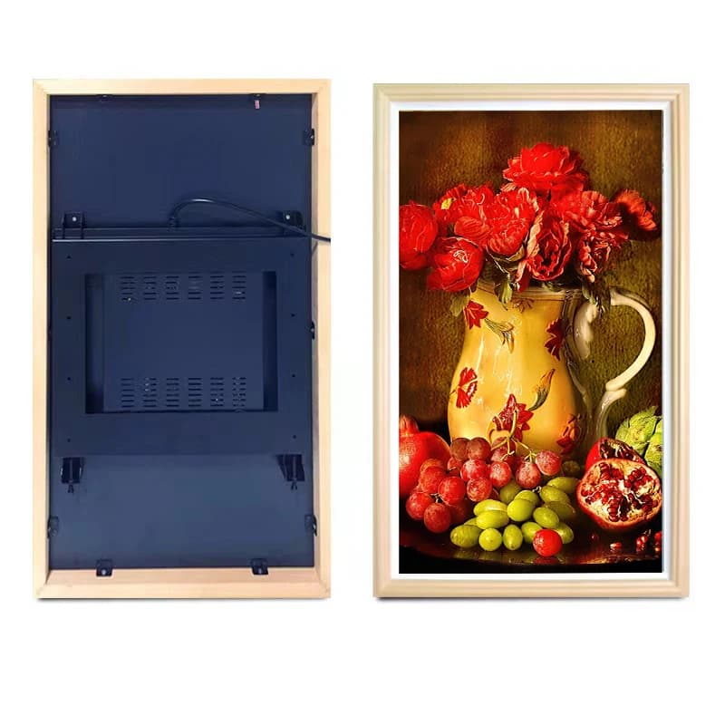 Cornice Digitale LCD Android da 43 Pollici per Foto e Video 4K, Display per Arte e NFT, con Wi-Fi e Porta Cripto Wallet