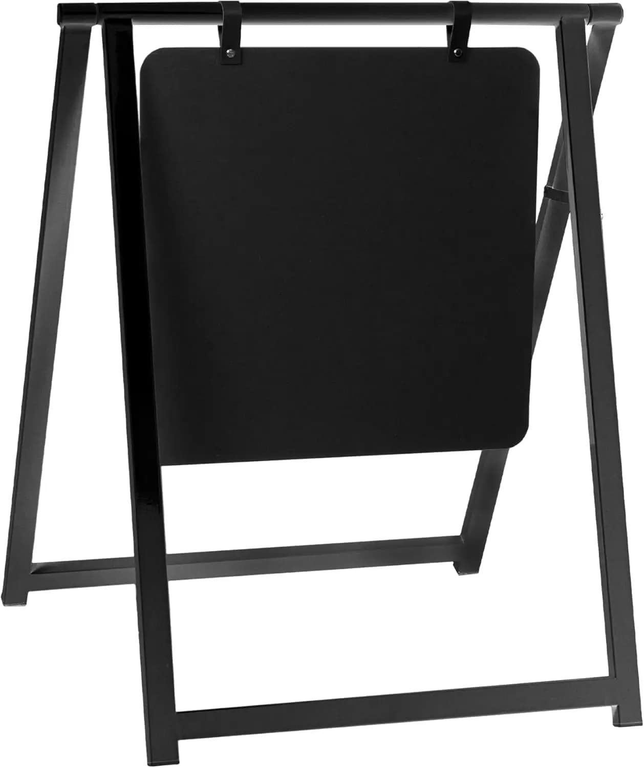 Lavagna bifacciale girevole - Tavolo menu magnetico nero con cornice a A da 24x30 pollici per eventi