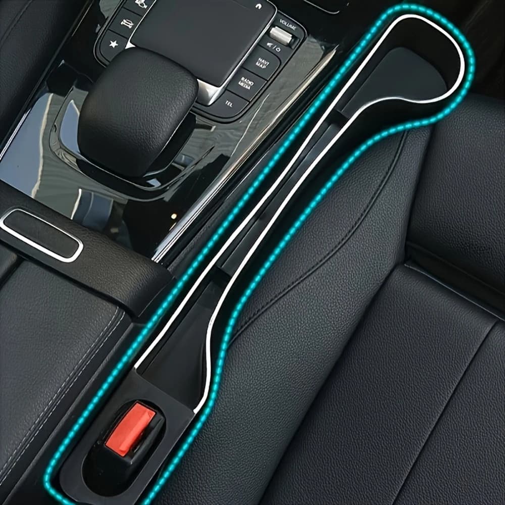 Organizer portabicchieri per auto da 2 pezzi - Scatola portaoggetti multifunzionale per sedili anteriori e posteriori
