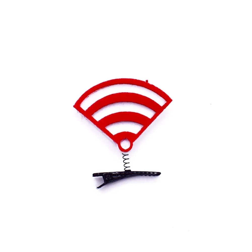 Hot Sale WiFi Funny Hairpin Question Mark 3D Bangs Hairpin Lightning Sweet Hair Accessories Daily Life