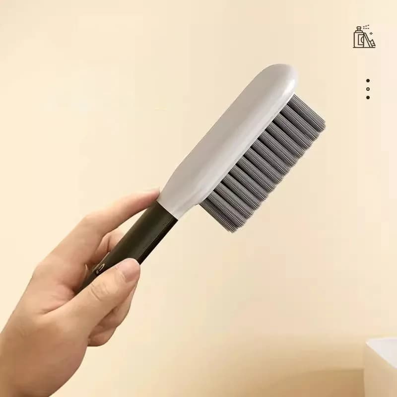 Spazzola per Scarpe di Lusso con Setole Morbide, Spazzola per Pulizia Lavanderia, Antiscivolo, Resistente all'Usura, Rimozione Odori, Uso Domestico, Design Semplice, per Pulizia Scarpe