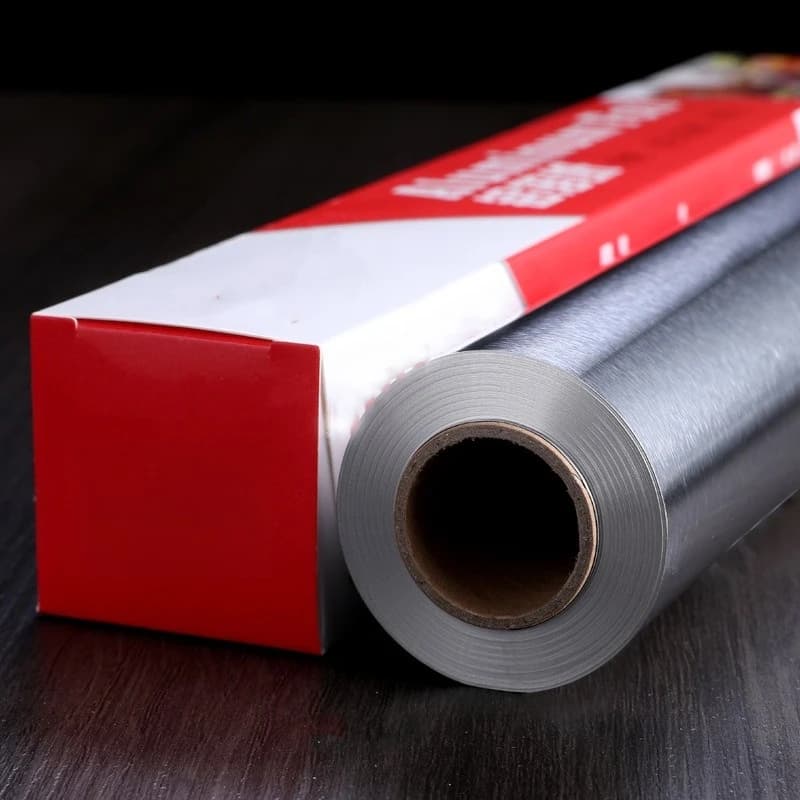 1 roll 30m Food-Grade Aluminum Foil Roll – Thick Heavy-Duty for Baking, BBQ, Air Fryer & Commercial Kitchen Use