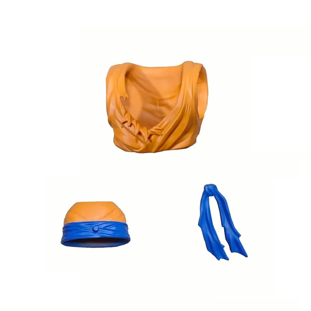Nan&T DB Z SHF Goku Super Saiyan 2 The Games Begin 3.0 Accessorio per Sostituzione Corpo in Gomma Morbida con Vestiti e Borsa