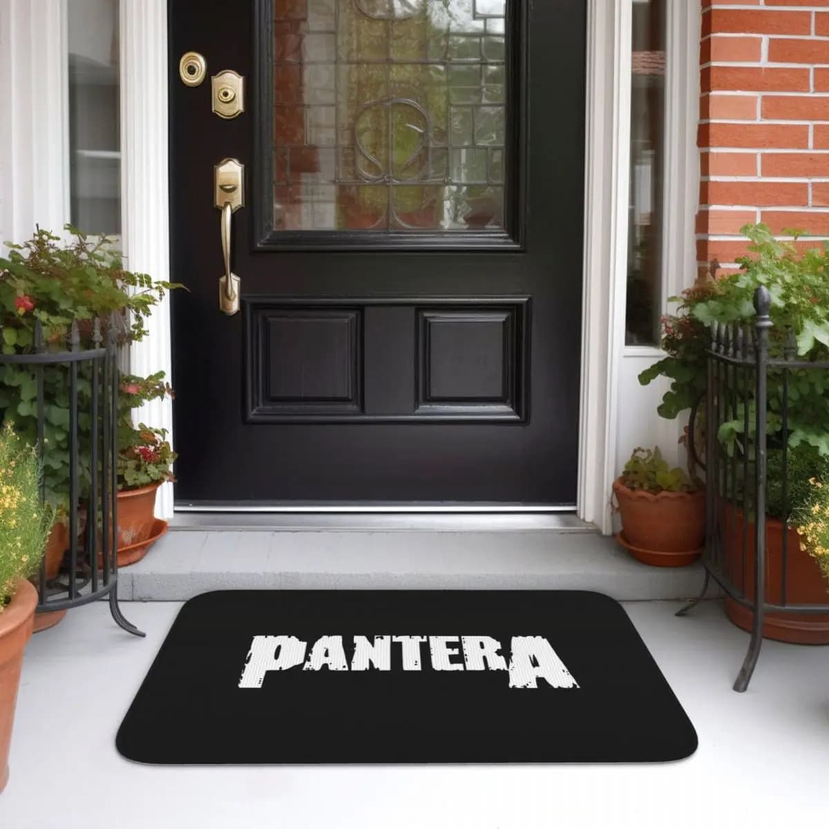 Pantera Heavy Metal Band Music Doormat Kitchen Entrance Home Floor Mat Anti-slip Carpet Rug for Balcony Footpad Mats