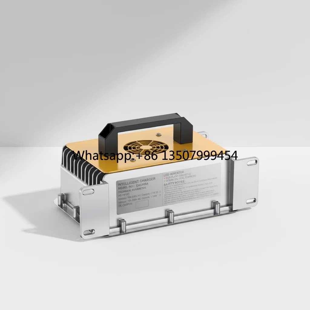 Caricabatterie Industriale Professionale Portatile Personalizzato 48V 30A Impermeabile con Ingresso AC Automatico DC per Camion