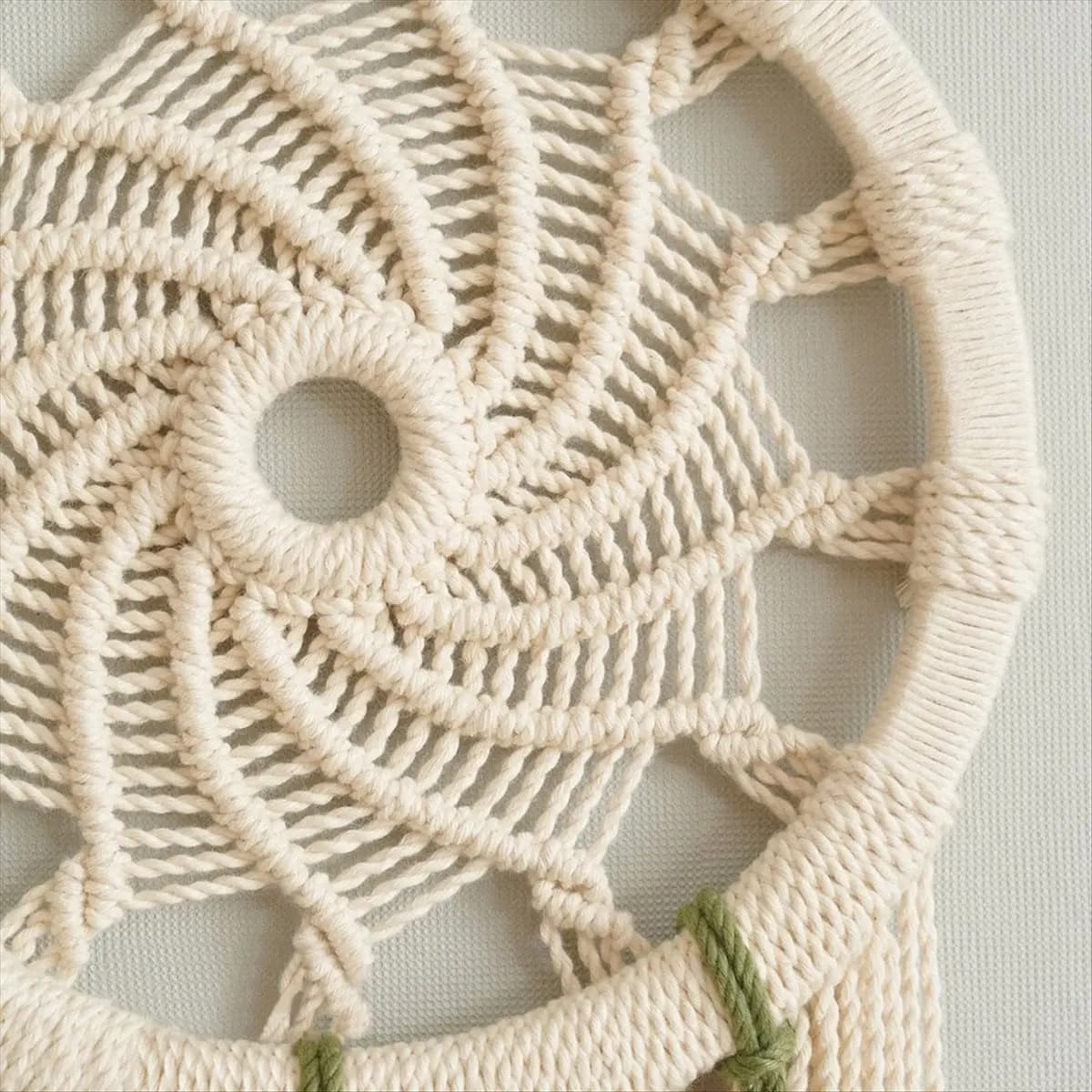 ABLG Dream Catchers Boho Wall Decor Dream Catcher Macrame Wall Hanging with 3 Woven Leaves Tassels Home Decoration 30x90cm