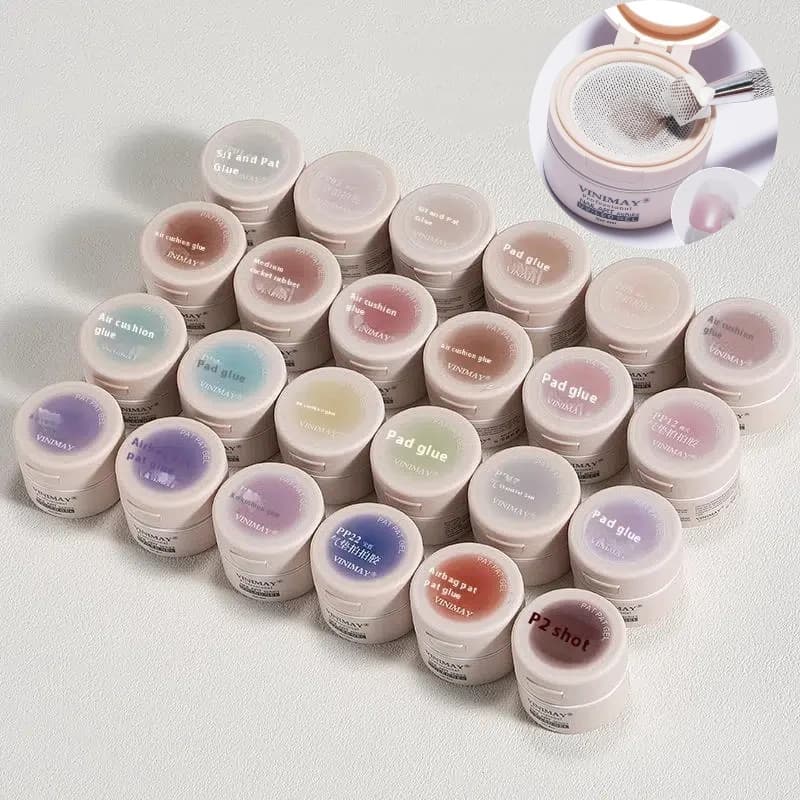 Smalto per unghie, colla per pittura artistica, gel con spugna, pinza, schiaffo, LED UV, kit di accessori per manicure