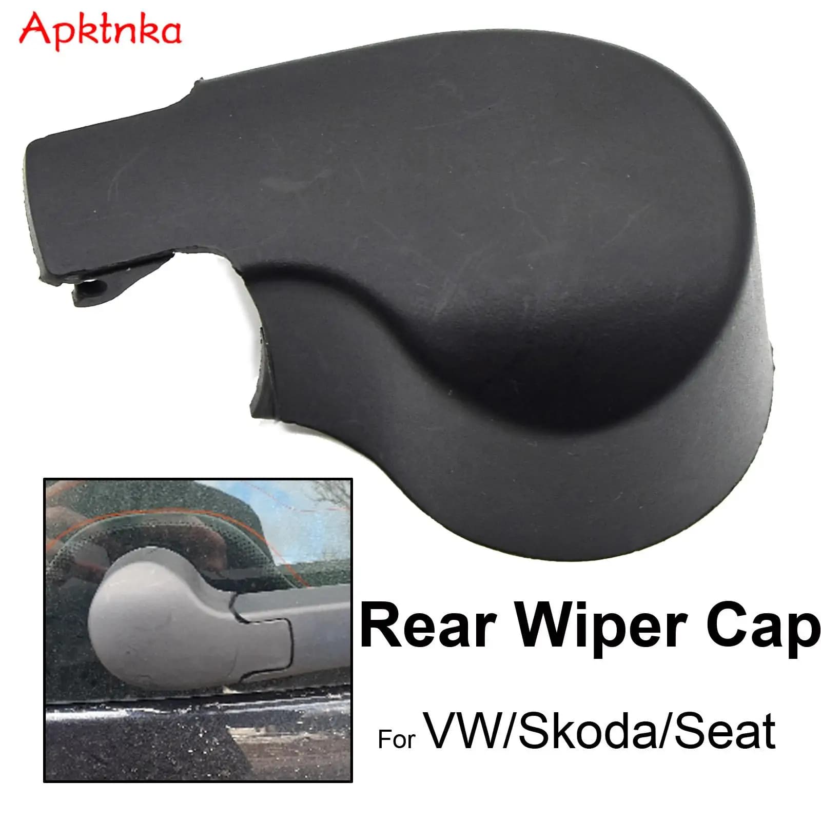 Auto Windshield Rear Wiper Dado Arm Cover for Seat Arona Ibiza V Leon 5F1 Skoda Citigo Fabia NJ Karoq Octavia Rapid Surperb B8