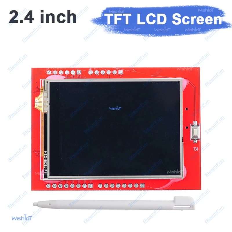 2.4" inch TFT LCD Display Module ILI9341 Resistive Touchscreen 8-bit Parallel Interface w/SD Card Slot for Arduino Mega-2560