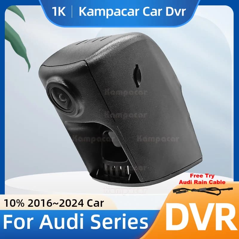 Kampacar AD09-1K 1080P Wifi Dash Cam Car Dvr Camera For Audi A4 A4L A3 A5 A6 Q7 4M Q3 8U TDI S-line 2016-2024 10% Cars Dashcam
