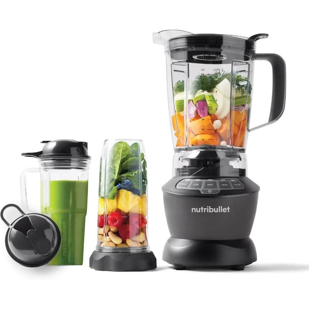 1200 W combined mixer with jug and mugs for smoothies, soups, sauces