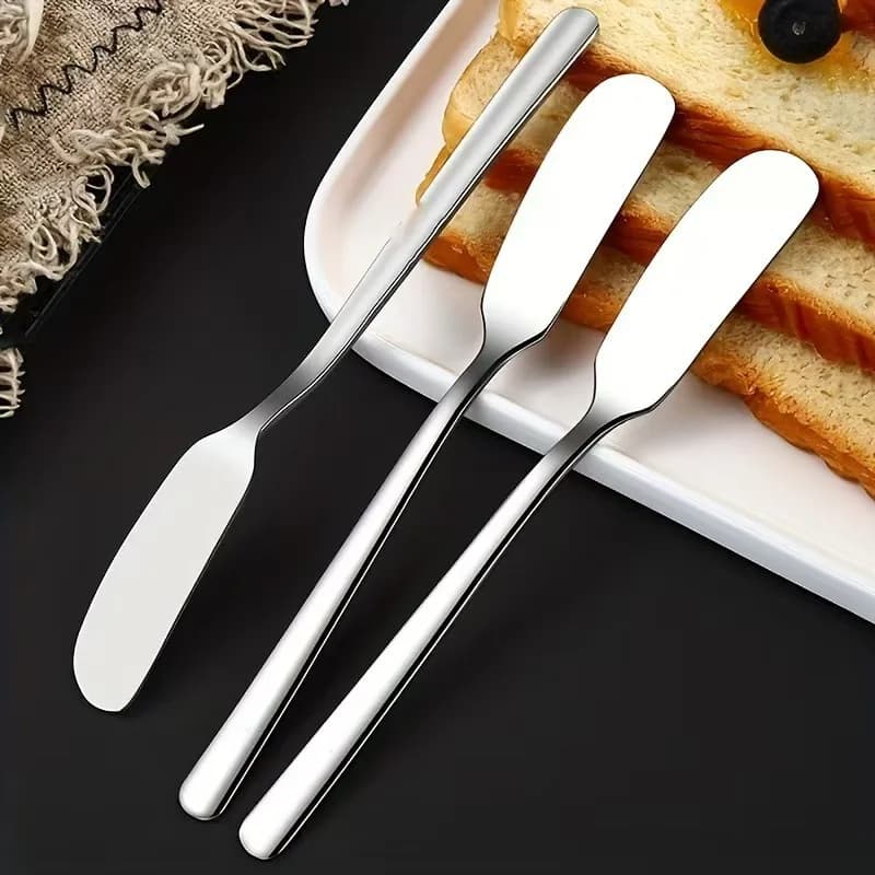 Stainless Steel Cheese Butter Spreader - Multipurpose knife for sandwiches, jams, bread, dressings and appetizers, essential kitchen