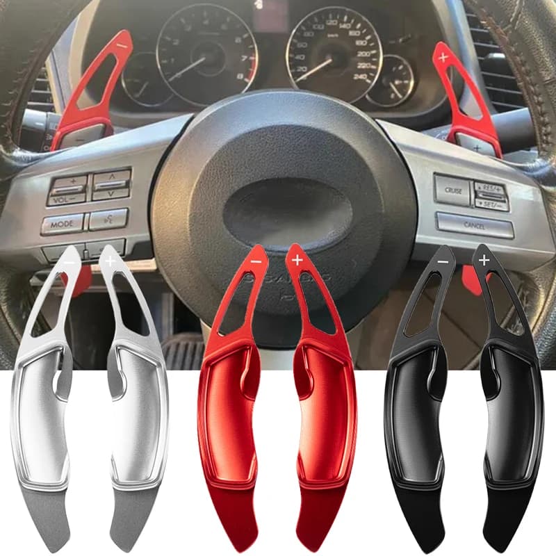 Copertura di Estensione per Leve del Cambio al Volante in Alluminio per Subaru BRZ, Forester, Impreza, WRX, Legacy, Outback, XV, Crosstrek