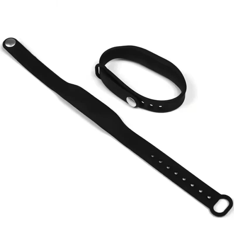 Bracciale da polso con cinturino da polso RFID NFC NTAG215 in silicone impermeabile regolabile