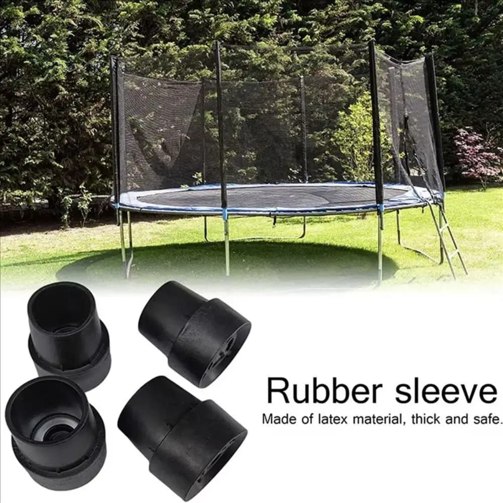 4 Pezzi Tappetini Universali per Piedini di Fornelli a Gas, Coperture Antiscivolo Resistenti all'Usura per Letti a Molla, Tappi Silenziosi per Gambe di Trampolino