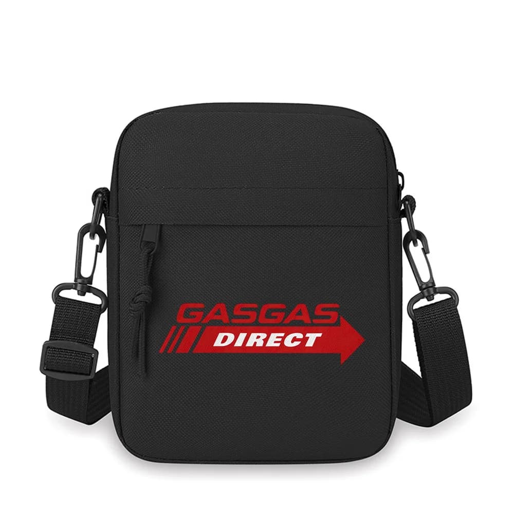 Marchio e freccia con design del testo Borsa a tracolla da uomo a spalla singola da donna Cartoon Anime Design di stampa di film unisex