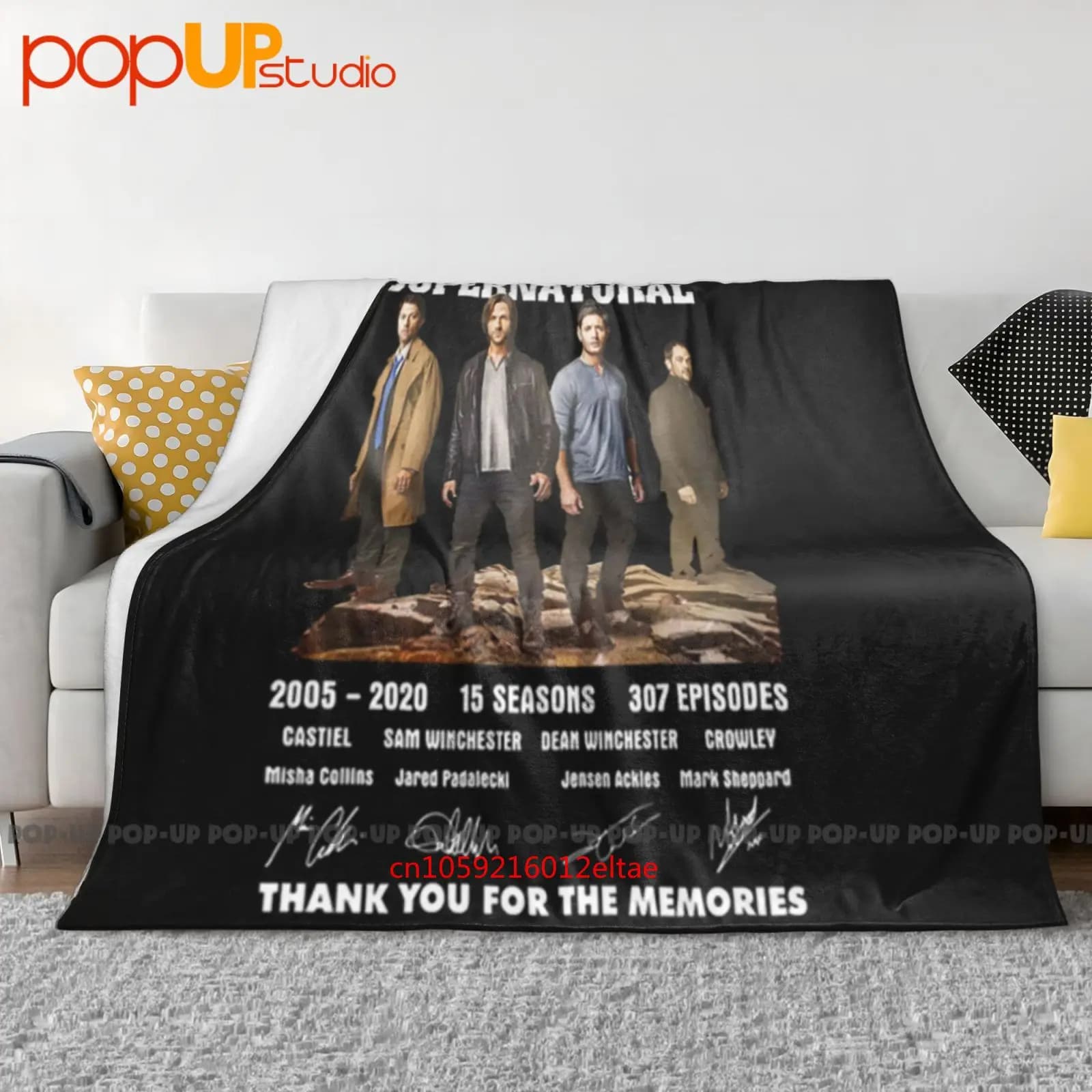 Anniversario soprannaturale Grazie per i ricordi Coperta ultra morbida trapunta Copridivano invernale Copridivano