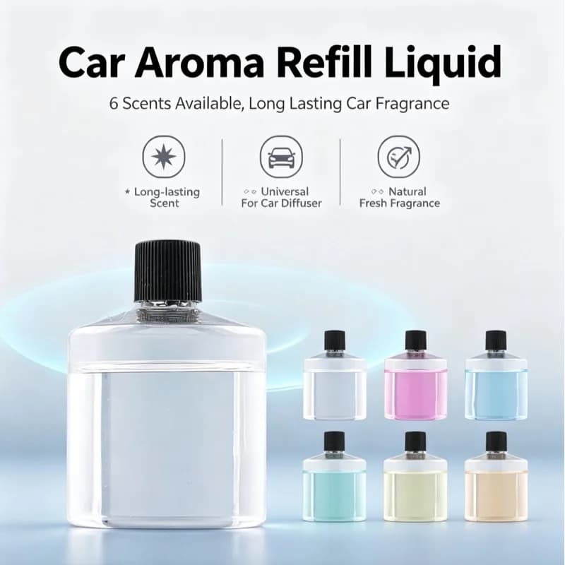 50ml Car Perfume Refill Liquid for Smart Automatic Aromatherapy Diffuser Essential Oil Car Air Freshener Odor Eliminator