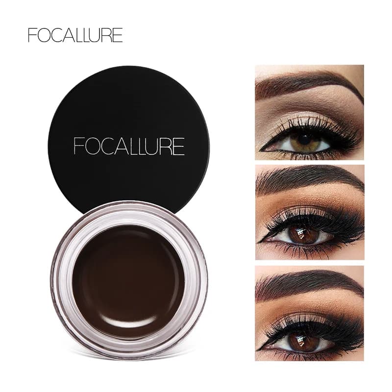 Vendita all'ingrosso FOCALLURE Crema per sopracciglia Gel Potenziatori Gel per sopracciglia impermeabile a lunga durata con pennelli per trucco da donna