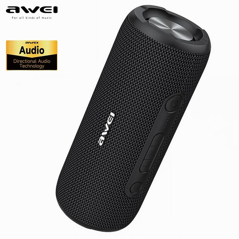 Awei Y669 Altoparlante Bluetooth 5.3 per esterni, cassa audio portatile, super potente, audio surround stereo 3D, altoparlanti interconnessi, 2200 mAh