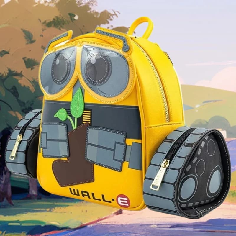 Mini zaino WALL-E Plant Boot per zainetto Zaino leggero per libri per donne, bambini, adolescenti