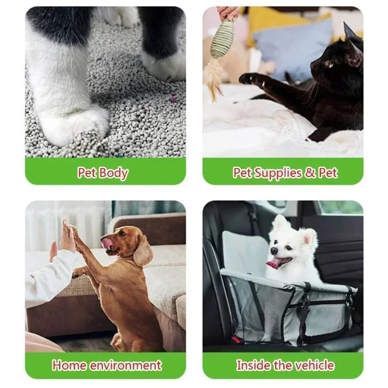 Spray Elimina Odori per Animali Domestici, Formula Enzimatica Biologica, Detergente per Urina di Cani e Gatti, Decompositore di Odori, Prodotti per la Cura Quotidiana degli Animali Domestici