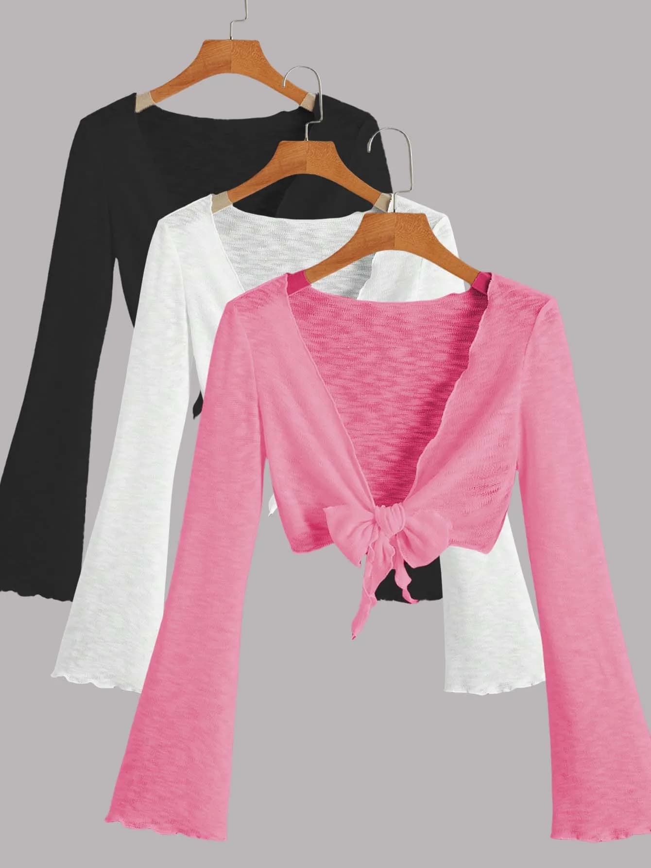Cardigan da donna elegante estivo basic in garza leggera, alla moda e comodo, con un tessuto leggero e traspirante