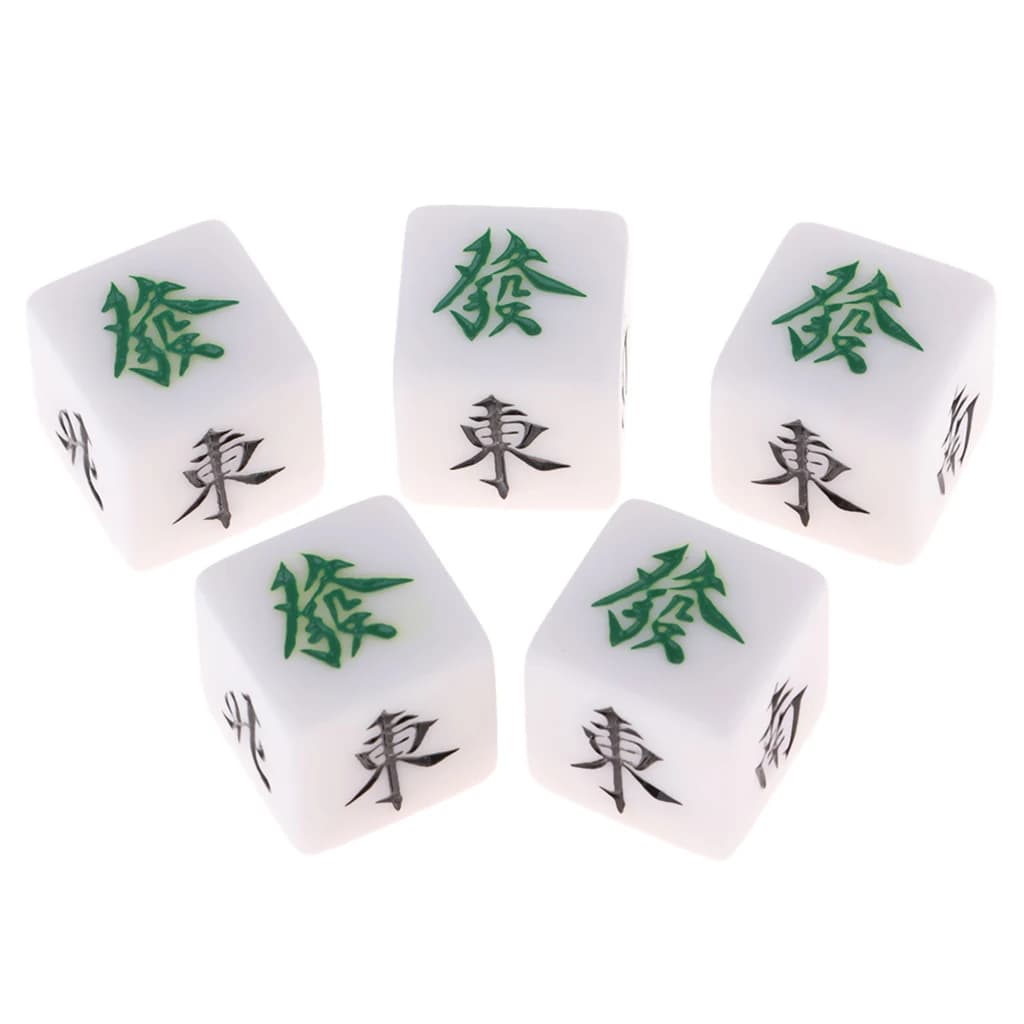 Set di dadi a vento: il Medio nord-est nordoccidentale per il tuo gioco che gioca con Mahjong