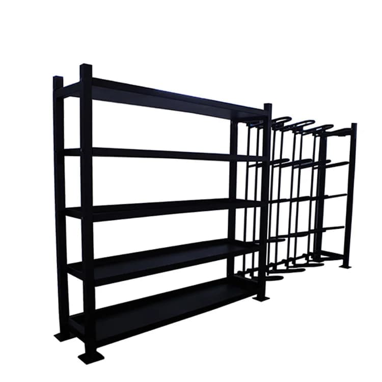 Dezhou Fitness Commercial Gym Strength Multi Function Kettlebell Rack Plate Storage Rack For Sale