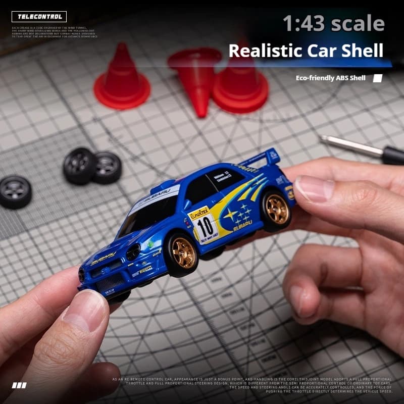 Nuova Auto RC Telecomandata in Scala 1/43, Mini Auto da Drift RX7, Decorazione da Tavolo, Auto JDM Mosquito, Regalo per Ragazzi