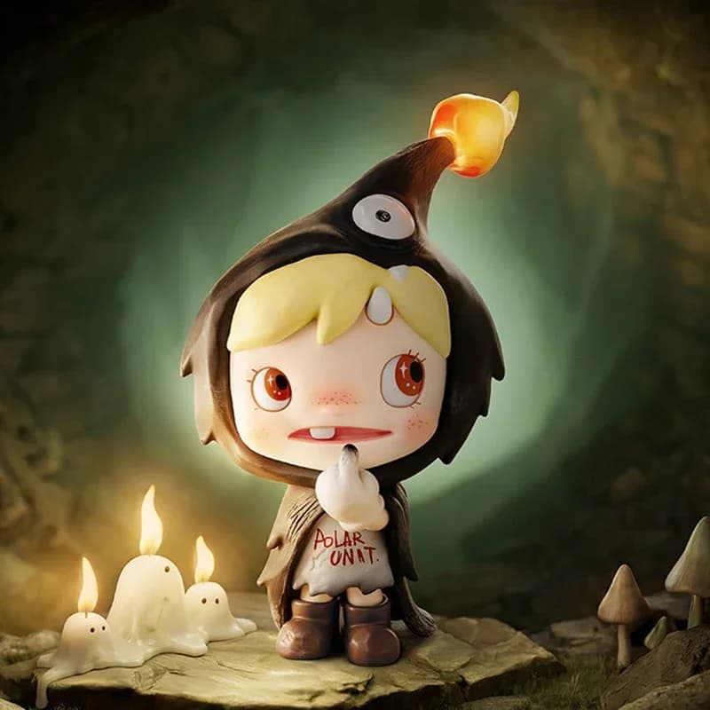 POP MART POLAR Monster Village Series Blind Box - Giocattoli Originali, Mystery Box, Borsa a Sorpresa, Bambole, Statuette Anime Carine, Ornamenti, Regalo
