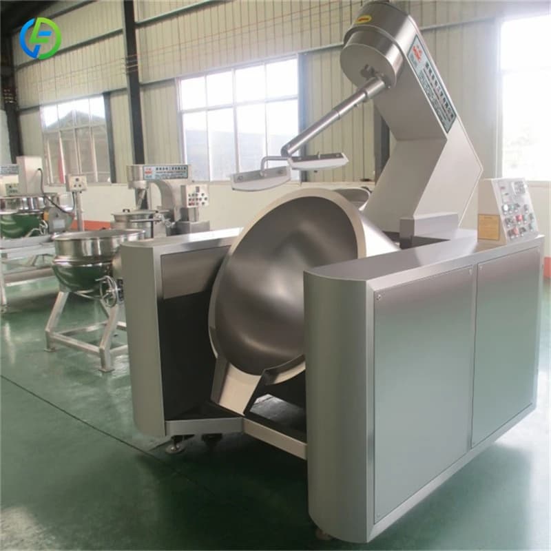 Planetary Stirring Jacketed Pot with Mixer Electric Heating Stirring Pot Cooking Mixer Machine Gas Jacketed Kettle FL Customized