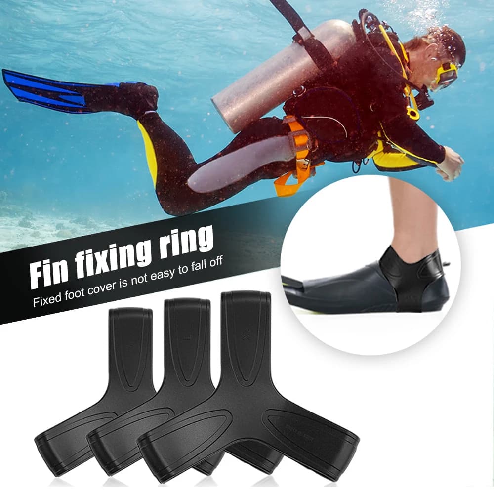 1 Paio di Fin Keepers - Dona Massima Potenza alle Pinne, Fine alla Perdita di Spinta - per Pinne da Apnea, Snorkeling, Immersioni Subacquee