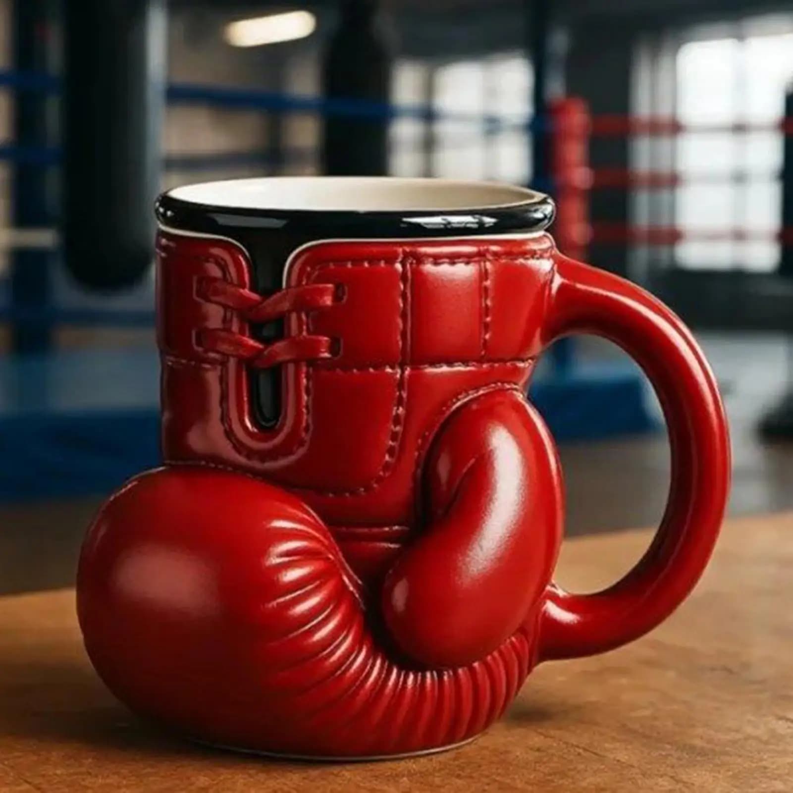 Piccolo guanto da boxe Tazza Novità Tazze da bere Contenitori per acqua potabile per caffè Tè Bevanda Tazze da birra in resina multifunzionali