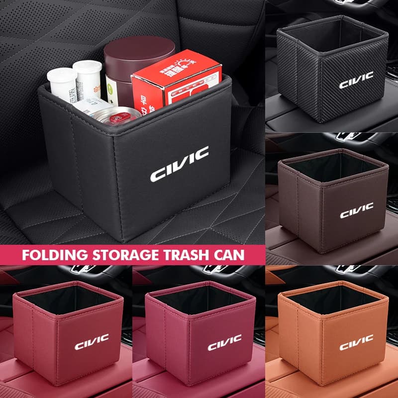 Car Trash Can Foldable Garbage Waterproof Organizer Bag For Honda Accord 9 10 9th 10th 2014 2015 2016 2017 2018 2019