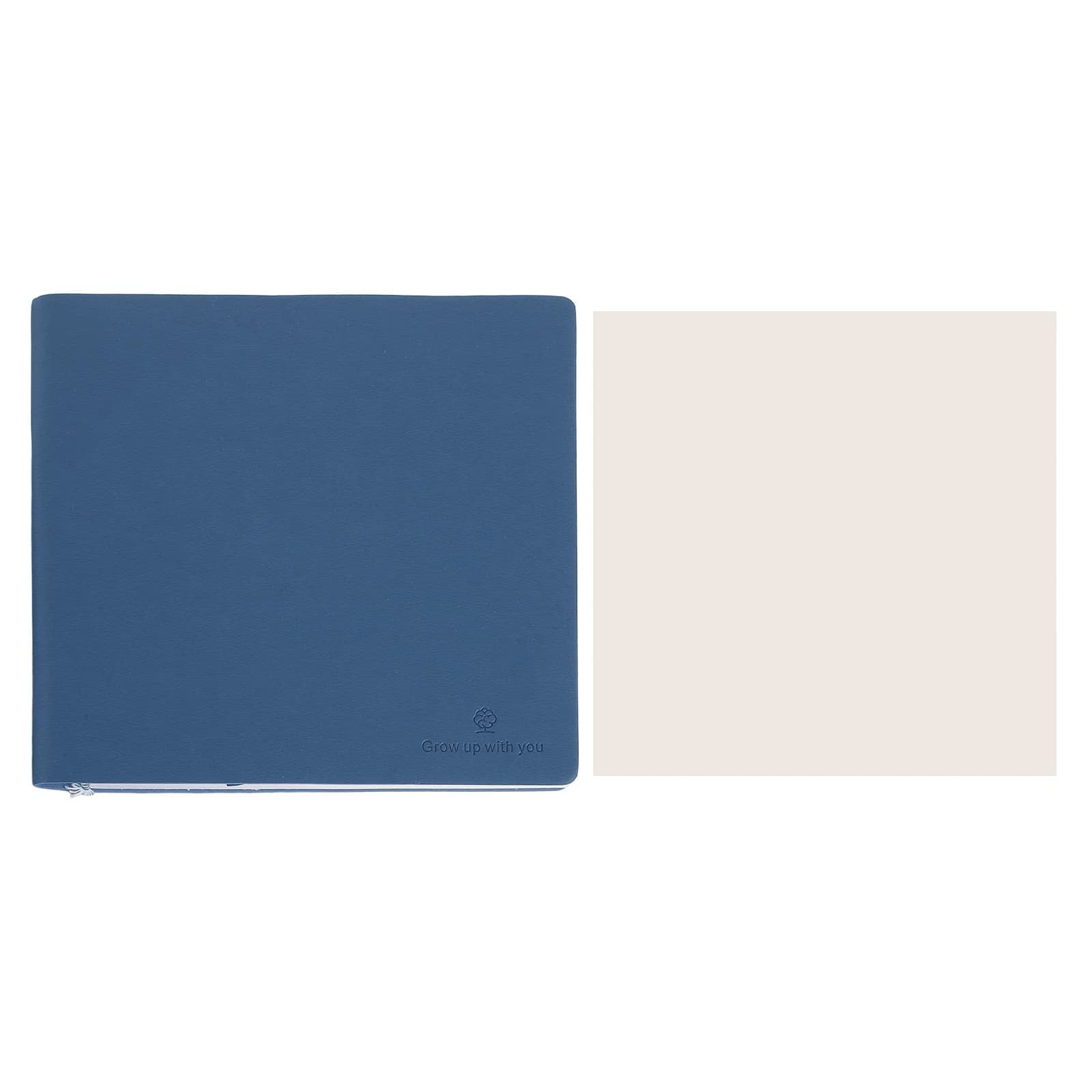 Square Blank Sketchbooks 6.1x5.6 Inch Leather Small Notebook 80GSM 100Sheets/200Pages Notebooks Sketch Book for Writing Painting