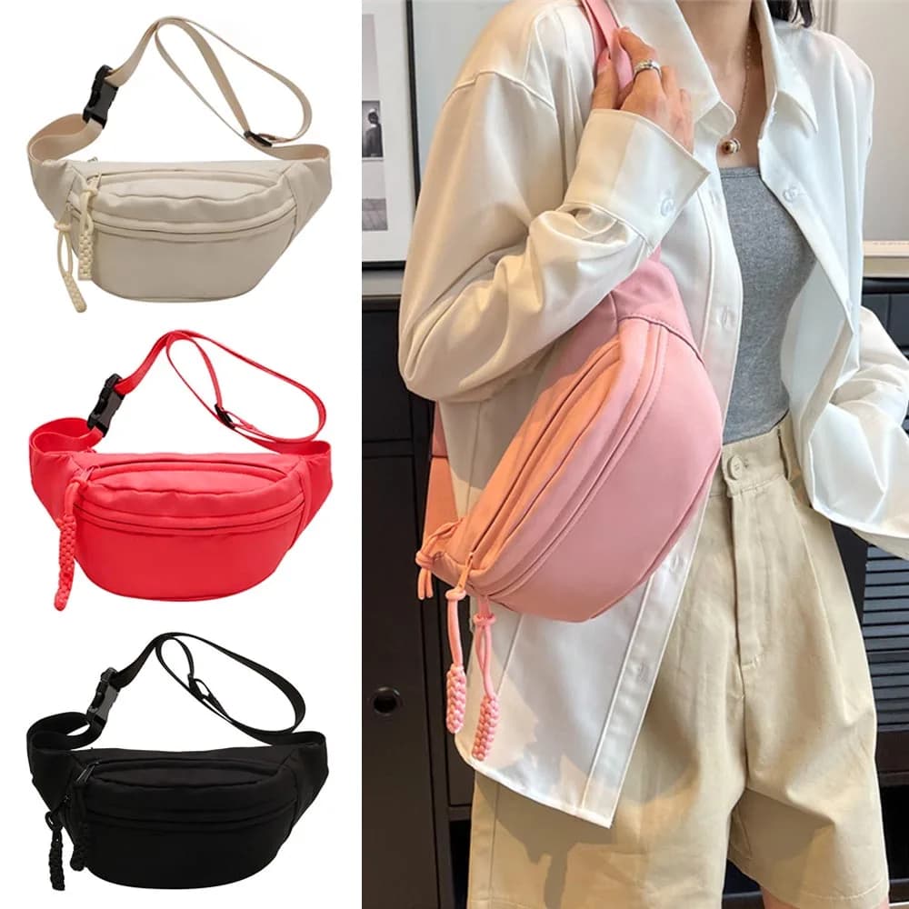 1 women's men's waist bag, waterproof sports waist bag, travel waist bag, hiking, running