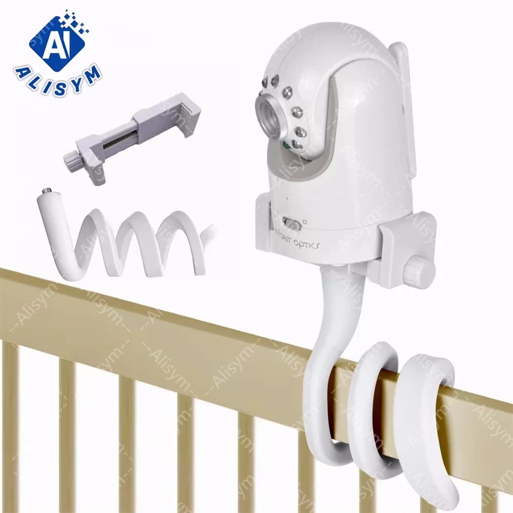 Supporto per telecamera multifunzione universale per Baby Monitor supporto per telecamera multifunzione 1/4 vite tubo flessibile per Clip supporto per fotocamera camma braccio lungo regolabile