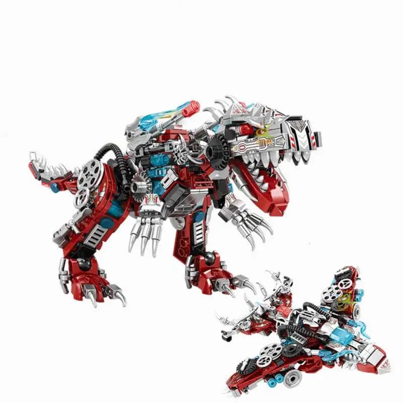 422pcs Dinosaur Robot Building Blocks 2in1 Indominus Rex Model DIY STEM Assembly Bricks Construction Toy MOC Kids Adults Gift