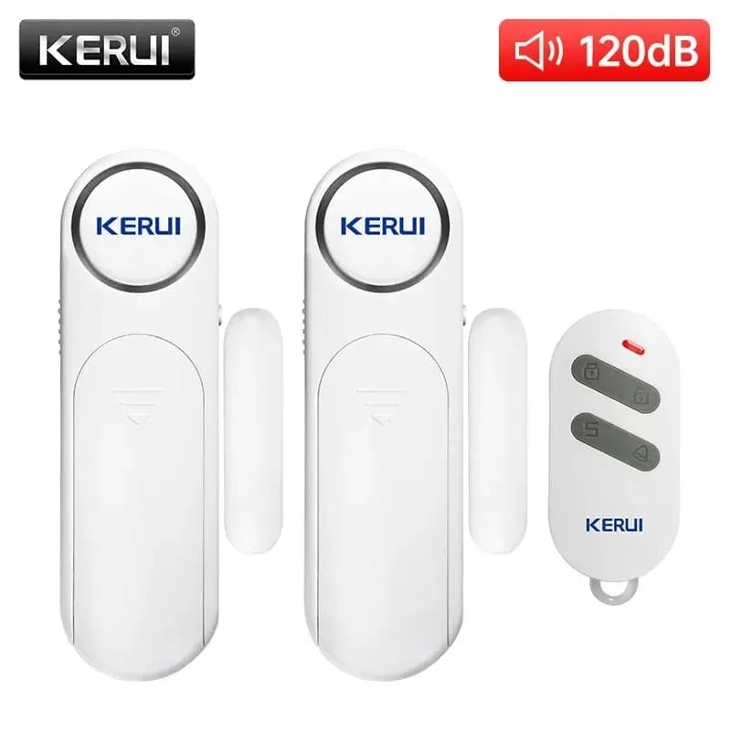KERUI Wireless Door Windows Sensor Security Alarm System telecomando 120dB antifurto Smart per bambini Cabinet Safety Home