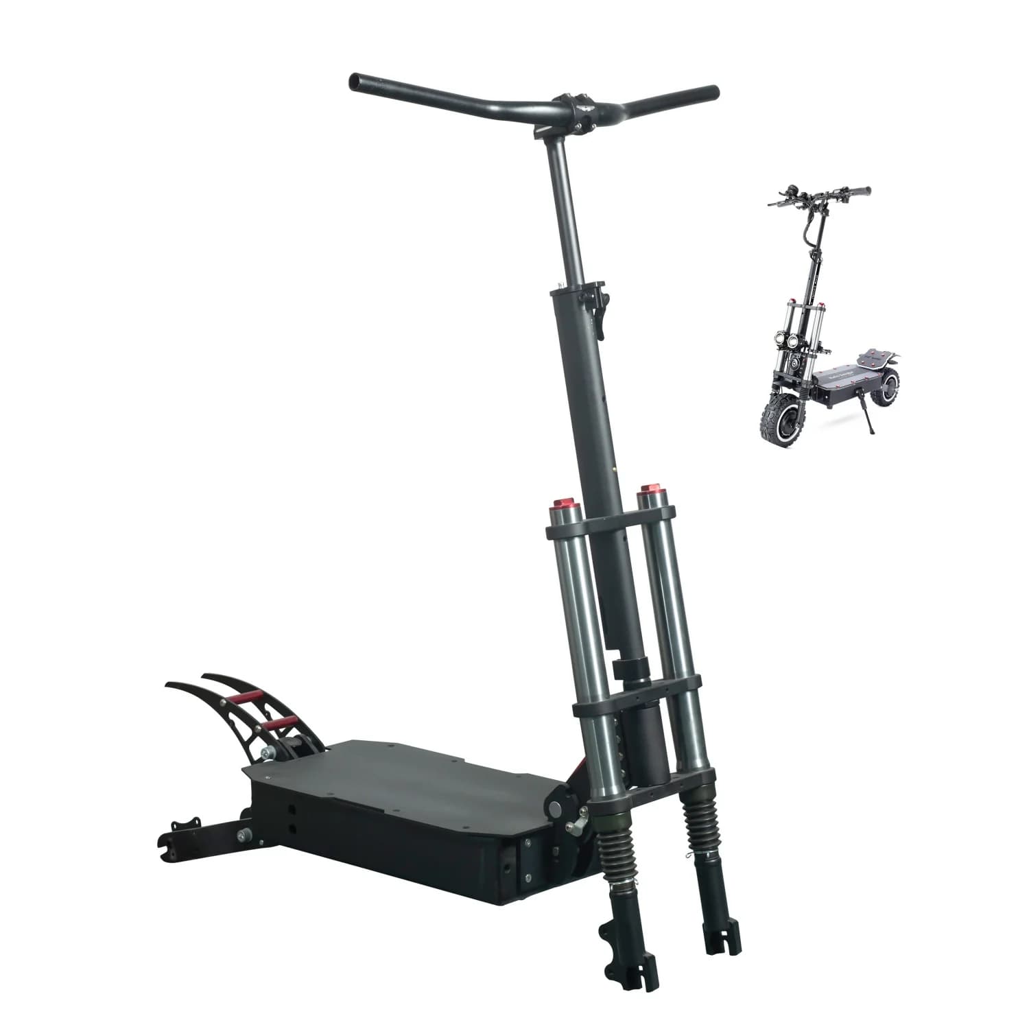 Escooter Spare Body Part Accessories E5B Frame 10inch 11inch 135mm 150mm Open Size Aluminum Alloy Electric Scooter Frame Chassis