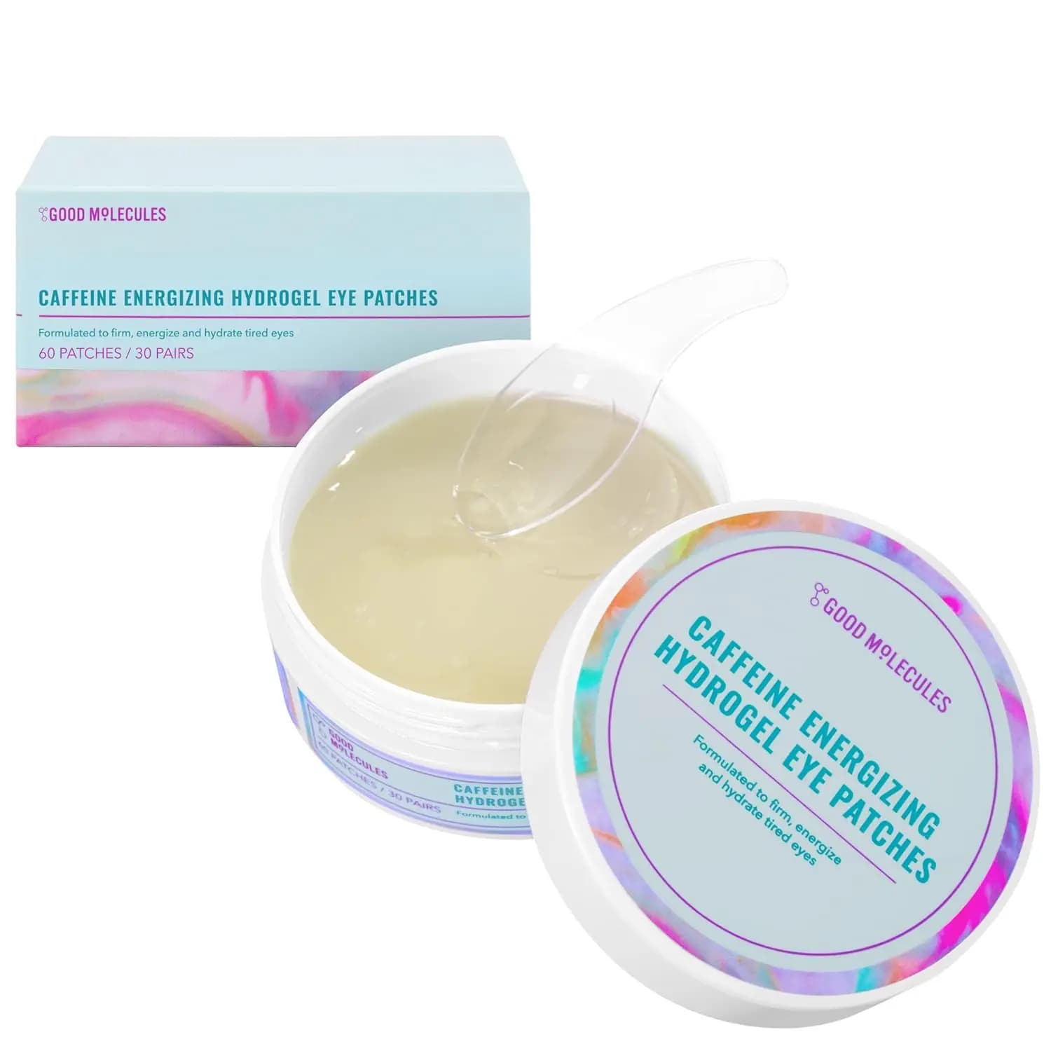Patch Eyes Hydrogel to Caffeine - Hydrathane, Reduce the Inflator and Light the Skin - Pack of 30