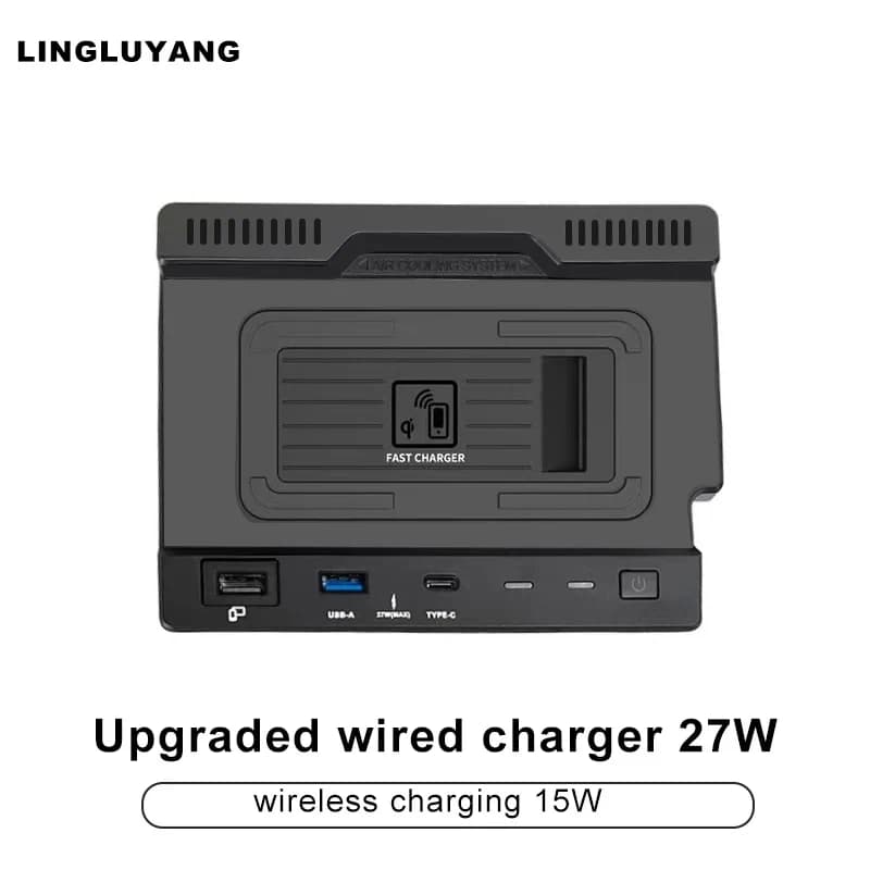Ricarica Wireless 15W per Mercedes Benz W177 W188 GLA CLA GLB W247 2019 2020 2021 2022 supporto per caricabatterie per telefono pad di ricarica rapida